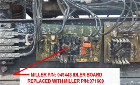 miller blue star idler board replacement parts
