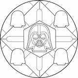 Darth Mandalas Vada Vader sketch template