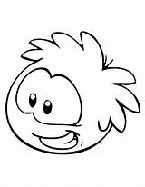 Coloring Pages Puffles Penguin Club Comments Puffle Library Clipart Coloringhome Line sketch template