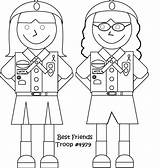 Coloring Scout Girl Pages Scouts Brownie Daisy Promise Colouring Brownies Girls Sheets Clipart Color Guides Pintables Printable Guide Junior Template sketch template