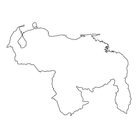 icono de mapa de venezuela  vector en vecteezy