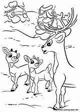 Coloring Rudolph Pages Reindeer Red Nosed Rudolf Books Book Color Printable Coloriage Getcolorings Info Christmas Colouring Choose Board Print sketch template