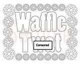 Waffle sketch template