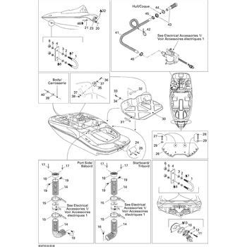 tower replacement parts   sea doo speedster  na