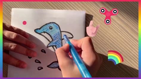 easy dolphin drawing   year  youtube