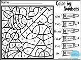 Color Code Kindergarten Coloring Pages Math Colors Worksheets Printable Teacherspayteachers Sold Activities School sketch template