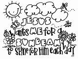 Coloring Pages Lds Clipart Sunbeam Church Light Confirmation Clip Color Primary Sacrament Shine Printable Sunbeams Bible Easter Cliparts School Jesus sketch template