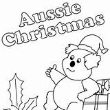 Pages Christmas Coloring Australia Australian Colouring Aussie Google Au Getcolorings Printable Sheets Color sketch template