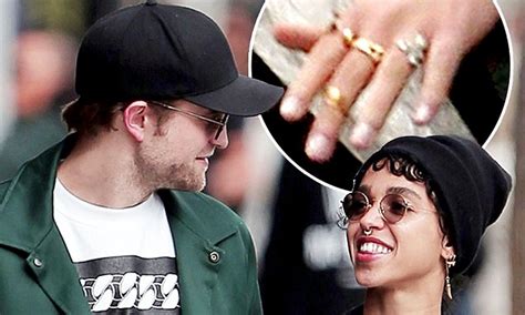 robert pattinson with fka twigs on date and gives flash of her