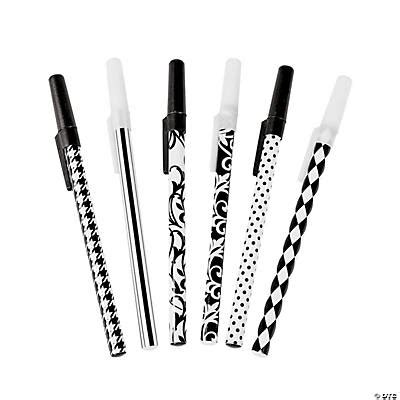 black white pens oriental trading discontinued