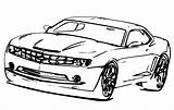 Camaro Clipart Clip Chevrolet Coloring Pages Chevy Coloriage Camero Bumblebee Drawing Zl1 Imprimer Transformers Cliparts Z28 Car Clipground Para Colorir sketch template
