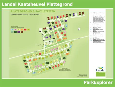 plattegrond van landal kaatsheuvel parkexplorer