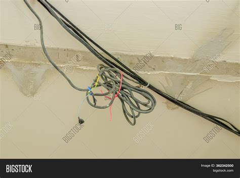 wires  ceiling image photo  trial bigstock