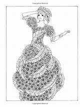 Fantasies Dover Fashions sketch template
