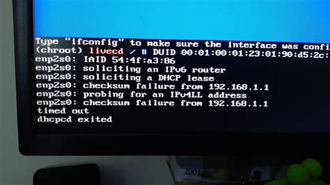 setup internet   machine  net setup     system   error hostname