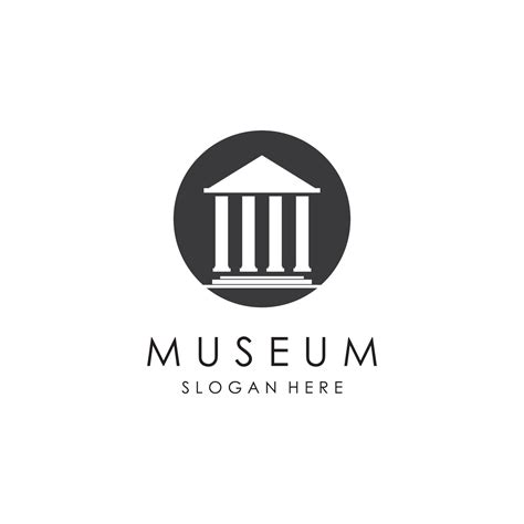 museo logo modelo  minimalista  moderno concepto  vector en vecteezy