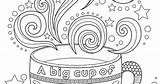 Nope Coloring Cup Big Colouring sketch template