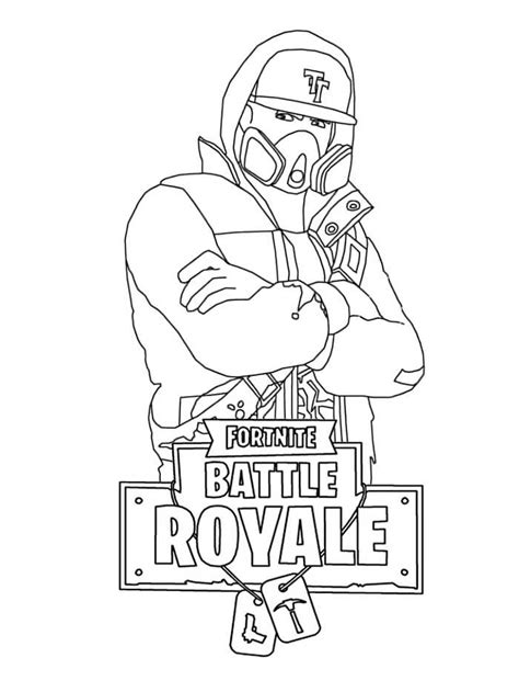printable fortnite coloring page  kids coloring home