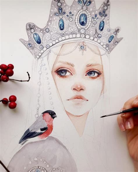oxanaviktorova watercolor art painting watercolor illustration