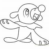 Pokemon Popplio Pages Coloringpages101 sketch template