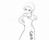 Fuuka Persona Arena Yamagishi Characters Coloring Pages sketch template