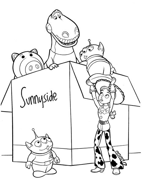 toy story printable coloring pages