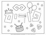 Purim Symbols Planerium Printables Esther Happy sketch template