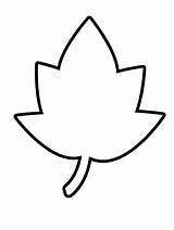 Leaf Template Printable Maple Leaves Fall Clip Clipart Autumn Cutout Cliparts Coloring Computer Designs Use sketch template