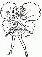 Thumbelina Coloring Barbie Clipart Popular Library sketch template