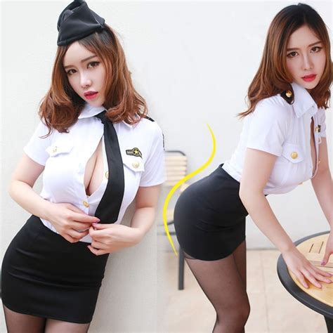 sexy policewoman costume officer ladies roleplay fancy dress adult cops