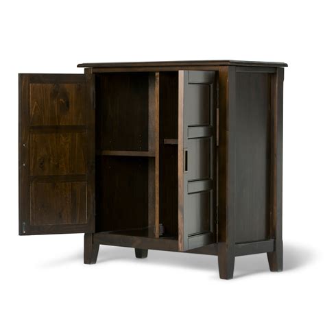 simpli home burlington  door  storage cabinet reviews wayfair