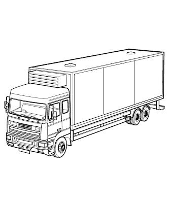 trucks coloring pages lets coloring