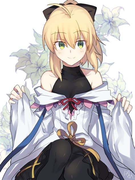 artoria pendragon saber saber lily and merlin fate and