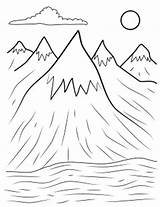 Mountains Appalachian Range Designlooter sketch template