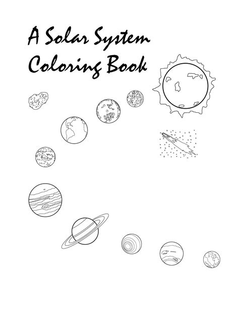 solar system coloring pages  kids coloring home