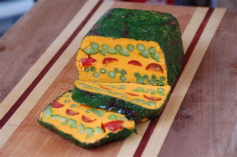 colourful curried vegetable terrine perfectly provence