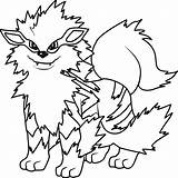 Arcanine Pokémon Growlithe Coloringpages101 Baixar Groudon Bulbasaur sketch template