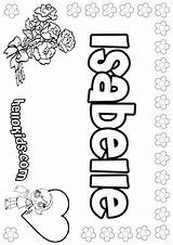 Isabelle Coloring Pages Girl Print Color Names Hellokids Girls sketch template