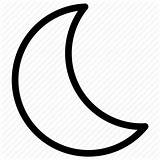 Moon Half Outline Clipart Halfmoon Crescent Halloween Clip Icon Transparent Line Iconsmind Drawing Shape Cliparts Icons Iconset Iconarchive Clipartbest Pic sketch template