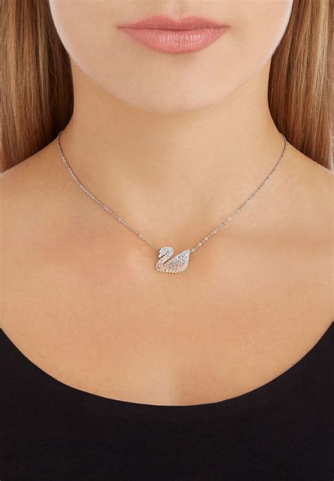 buy swarovski silver iconic swan necklace  women  manama riffa
