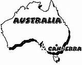 Australia Canberra Coloring Ready City sketch template