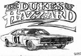 Hazzard Dukes Coloring Pages Car Duke Clipart Print Deviantart Library sketch template