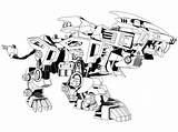 Zoids Liger Zero Outline Deviantart Coloring Pages Anime sketch template