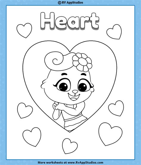 printable hearts  printable heart shape