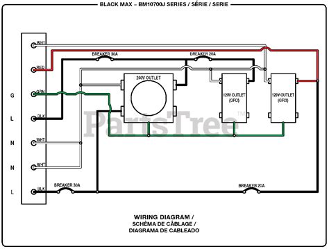 black max bm   black max  watt generator wiring diagram parts lookup  diagrams