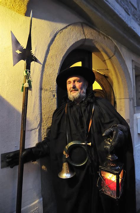 night watchman   historic town photograph  matthias hauser