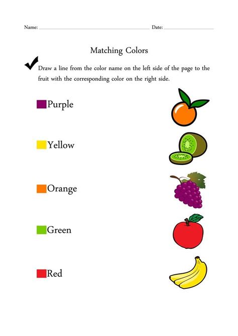 color activities  kindergarten  color recognition skill