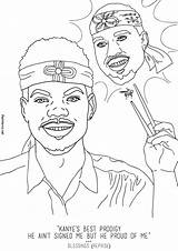 Coloring Chance Rapper Book Pages Choose Board Actual Inspired Rappers sketch template