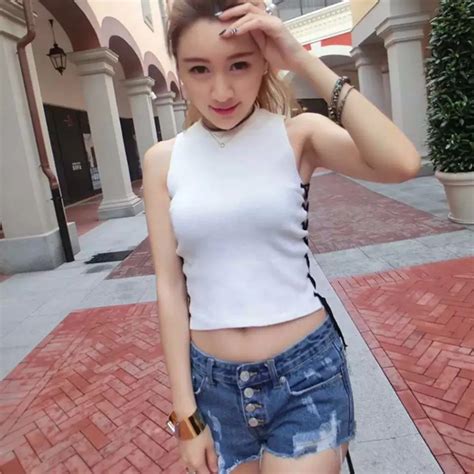 sexy women summer camisole side strappy knitted midriff baring vest slim tank tops apr