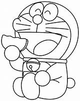 Coloring Doraemon sketch template